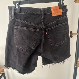 Levi's Charcoal Denim Shorts